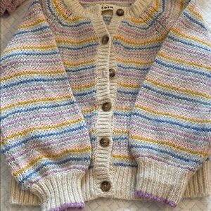 Mini Boden Colorful Striped Sweater